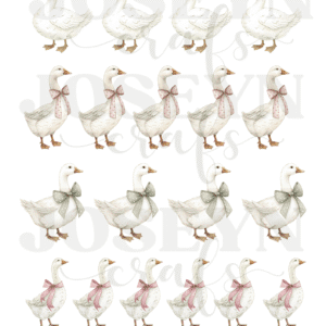 Calcomanía hidrotransferible – Patos A Código223