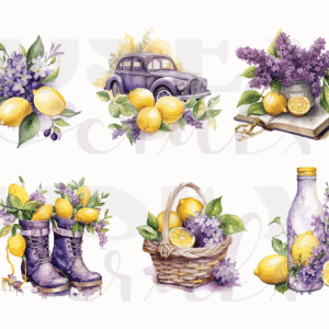 Limones y Lavnada- uv-dtf