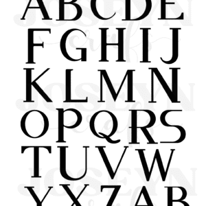 Calcomanía hidrotransferible – ABC01– Código201