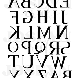 Calcomanía hidrotransferible – ABC01– Código201