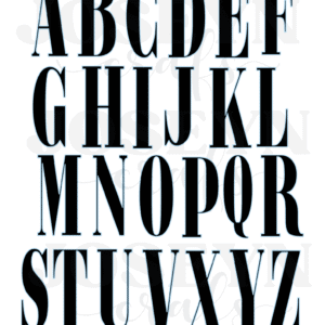 Calcomanía hidrotransferible – ABC03– Código206