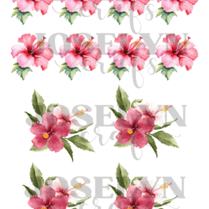 Calcomanía hidrotransferible – Hibiscus – Código153
