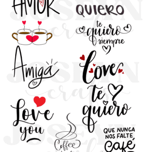 Calcomanía hidrotransferible – Frase05– Código209