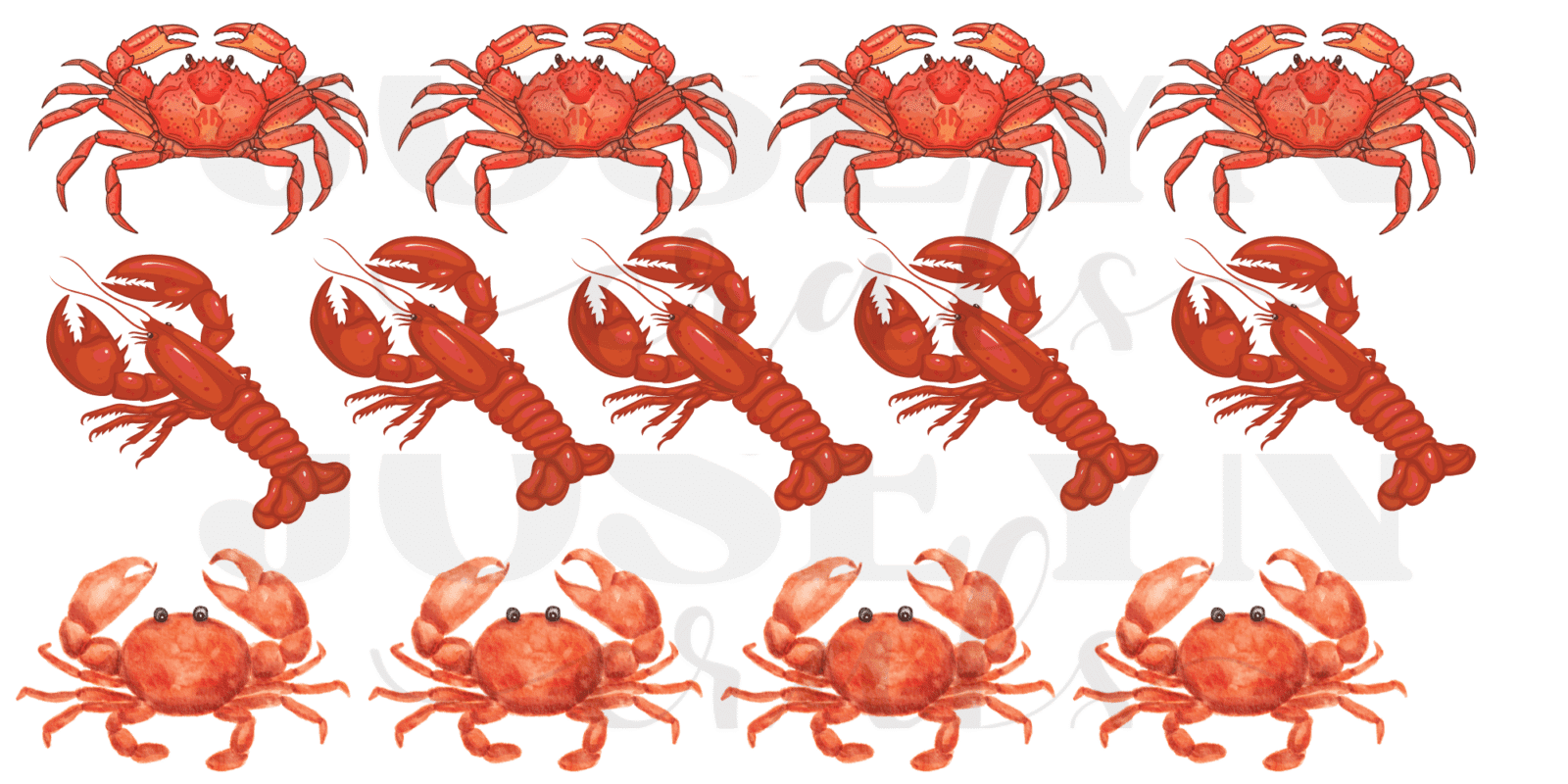 Langosta Roja uv-dtf