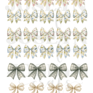 Calcomanía hidrotransferible – Lazos -Código221