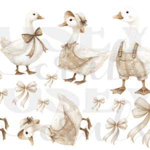 Patos en Pascua UV-dtf