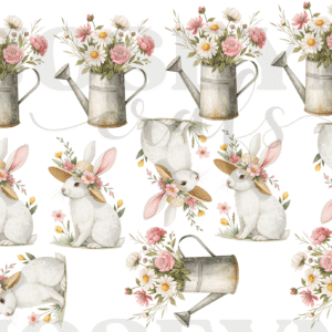 Jardinera y Conejo -DTF