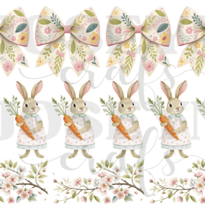 Calcomania Textil-Lazos y Coneja-DTF