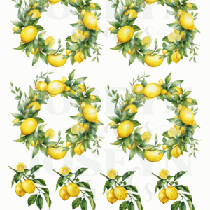 Calcomanía hidrotransferible – Limones Toscanao02– COD245