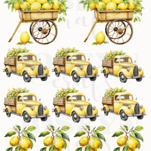 Calcomanía hidrotransferible – Limones Toscana05– COD247